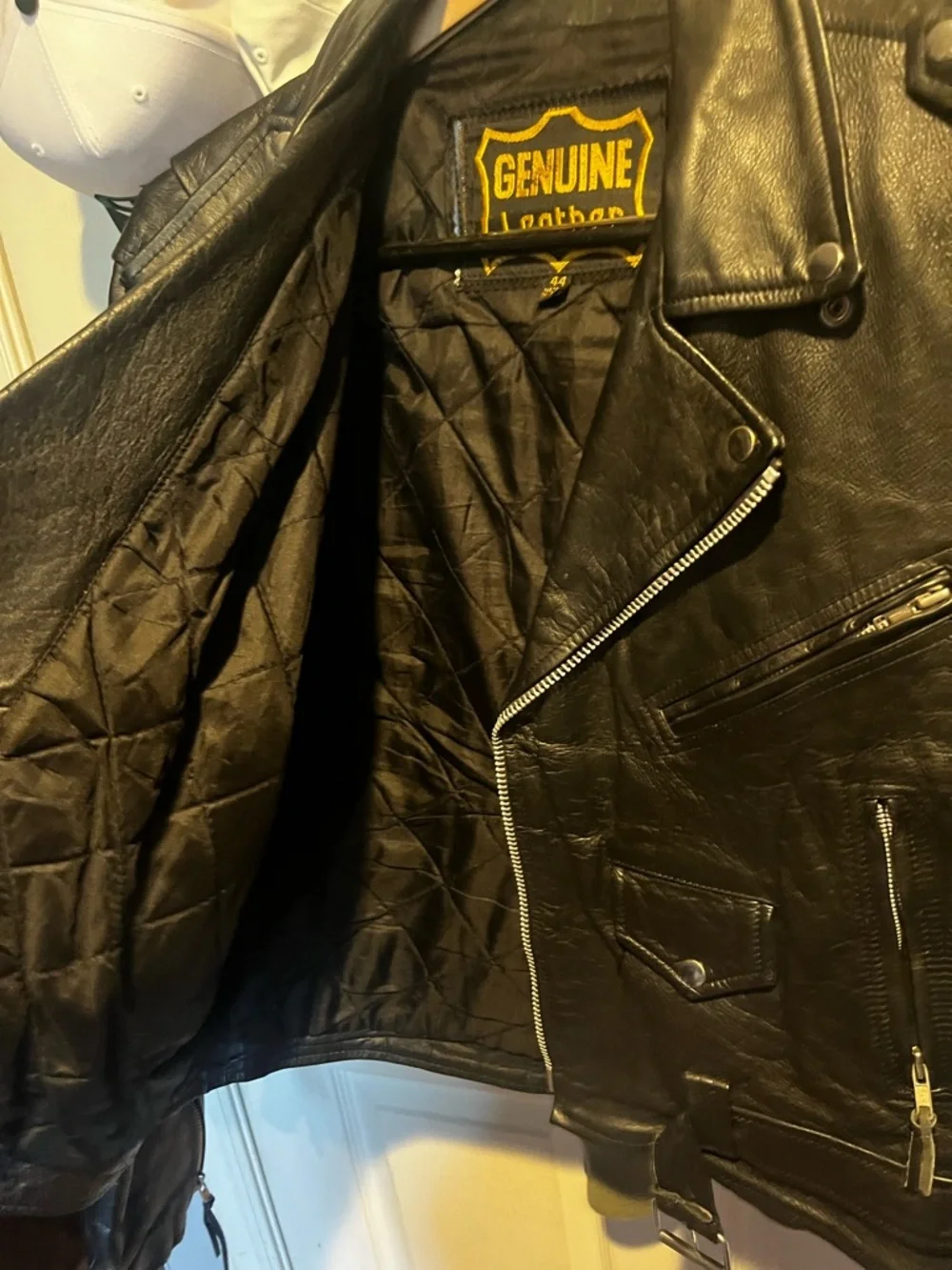 Black Motorcycle Jacket - Picture 3 of 9
